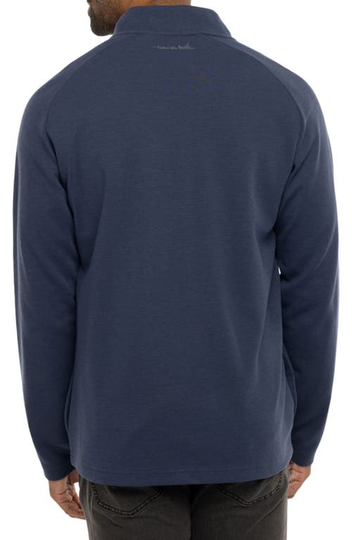 Shop Travismathew Upgraded Half Zip Pullover In Navy