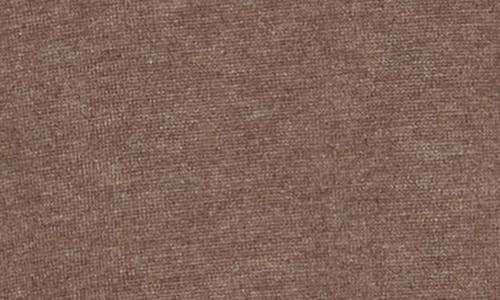 Tom Baine Solid Quarter Zip Pullover In Brown