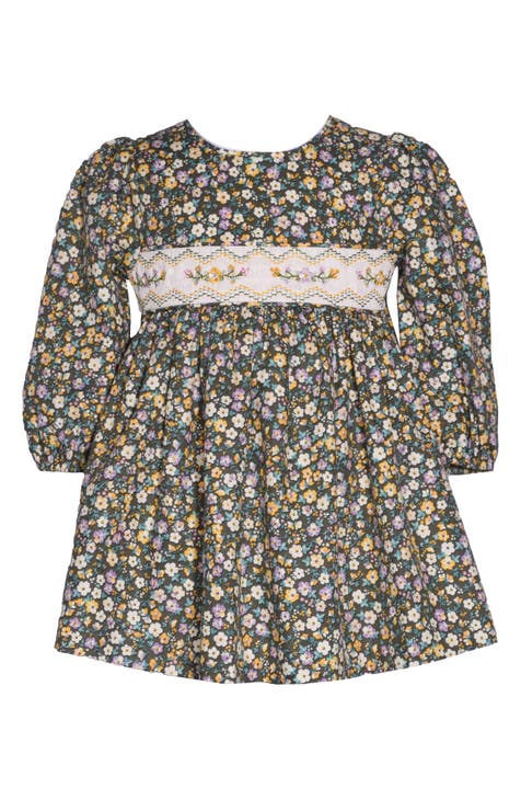 Ditsy Floral Long Sleeve Dress (Baby)