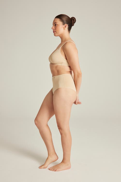 Shop Nudea The Stretch High Waisted Brief In Bare01