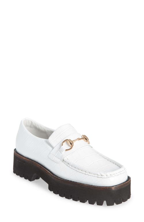 INTENTIONALLY BLANK HK2 Loafer in White Leather