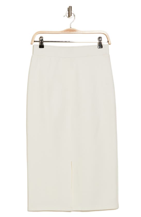 By Design Kim Ponte Pencil Skirt In Gardenia