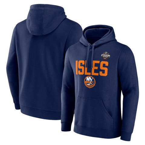 Men's Fanatics Branded Blue/Orange New York Knicks Big & Tall Bold Attack  Pullover Hoodie 