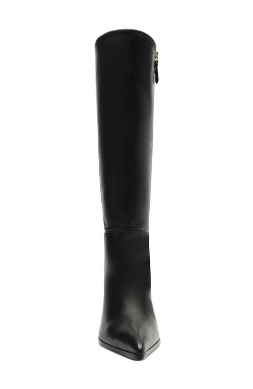 SCHUTZ SCHUTZ MIKKI UP BLOCK POINTED TOE KNEE HIGH BOOT