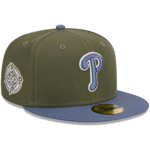 Philadelphia Phillies New Era Cooperstown Collection Throwback Corduroy  59FIFTY Fitted Hat - Burgundy