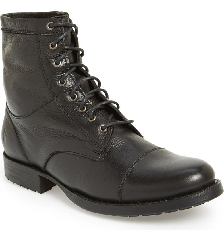 Frye 'Erin' Cap Toe Leather Lace-Up Boot (Women) | Nordstrom