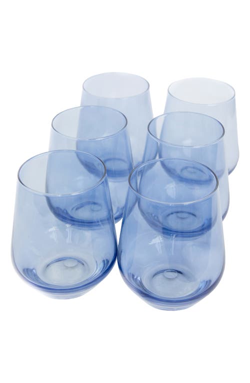 Estelle Colored Glass Set of Stemless Wineglasses in at Nordstrom