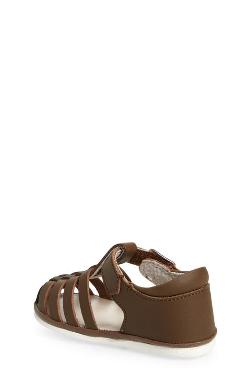 Shop L'amour Kids' Joshua Fisherman Sandal In Brown