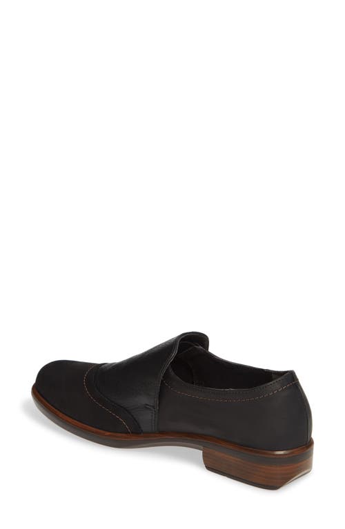 Naot Angin Loafer In Black/coal Leather