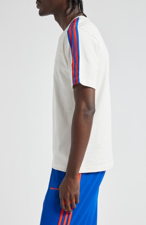 Shop Y-3 Adidas X Wales Bonner X Wales Bonner Set-in Cotton T-shirt In Chalk White