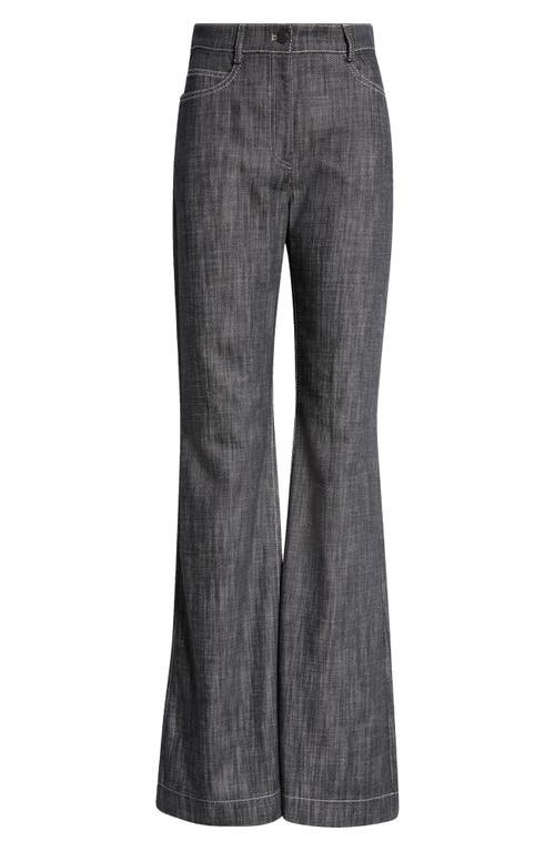 Akris Punto Courtney Tailored Bootcut Jeans In Black Denim