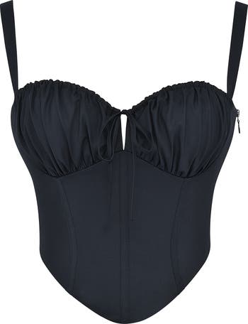 Hacienda Corset Top Black