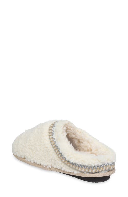 Gaahuu Faux Shearling Lined Slipper In Natural