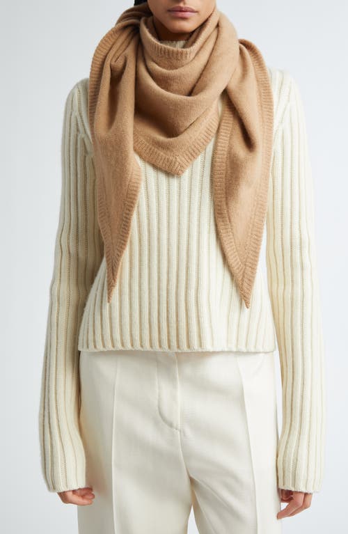 Shop Totême Toteme Wool & Cashmere Scarf In Camel