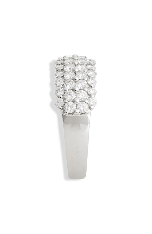 Bony Levy Audrey Wide Pavé Statement Band In White Gold/diamond