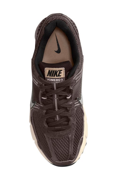 Shop Nike Zoom Vomero 5 Sneaker In Baroque Brown/chrome/hemp