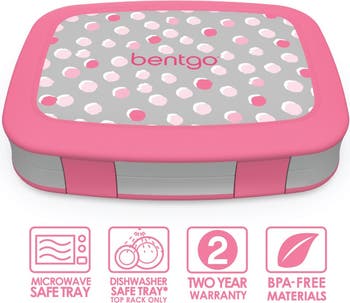 Bentgo Kids Prints Lunch Box - Pink and purple