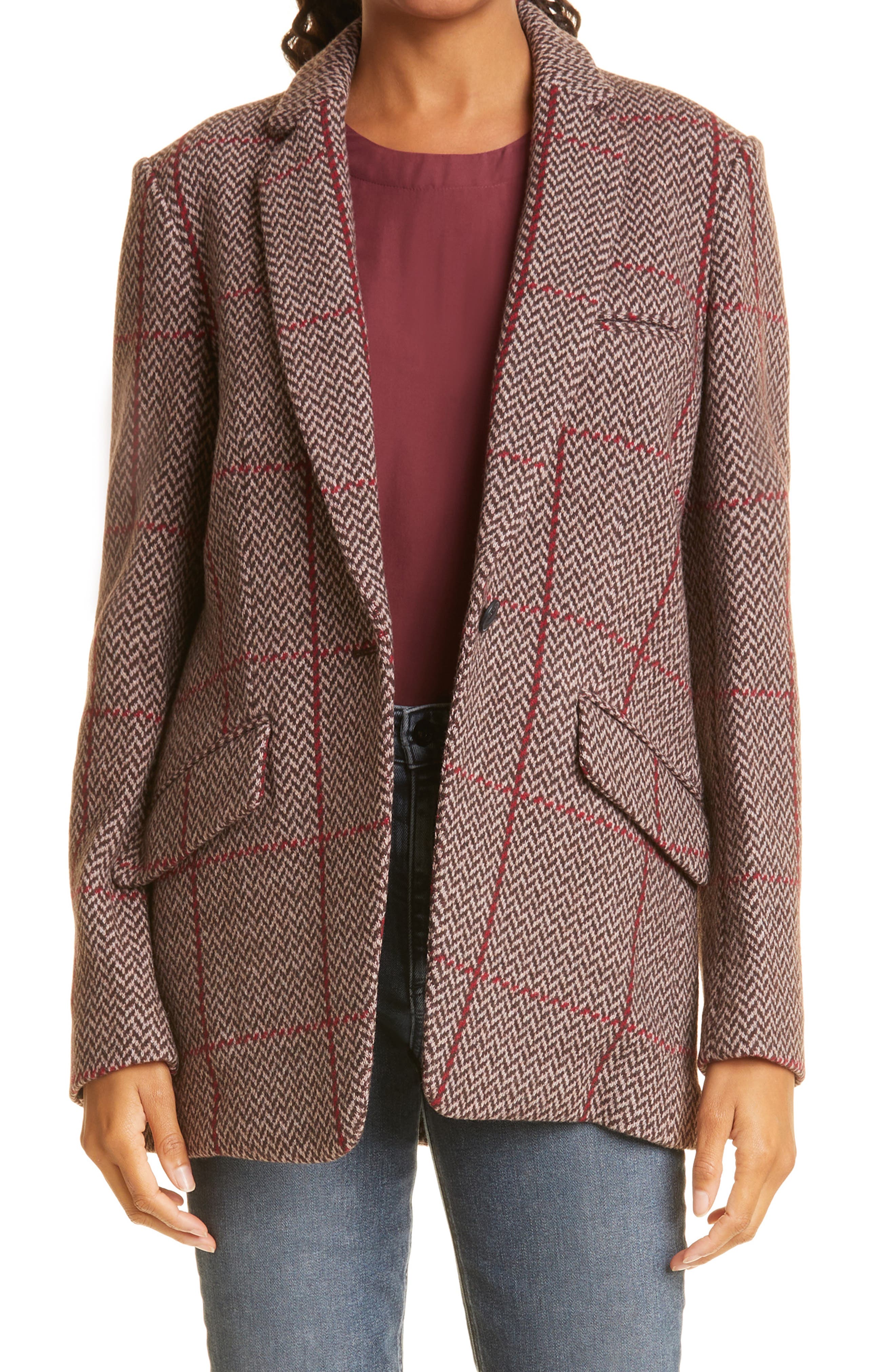 ladies wool blazer