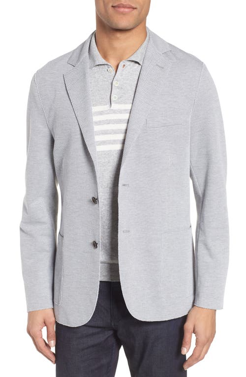 Eleventy Slim Fit Jersey Sport Coat Grey at Nordstrom, R Eu