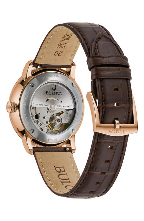 Bulova Classic Hudson Watch, 39mm In Rose Goldone