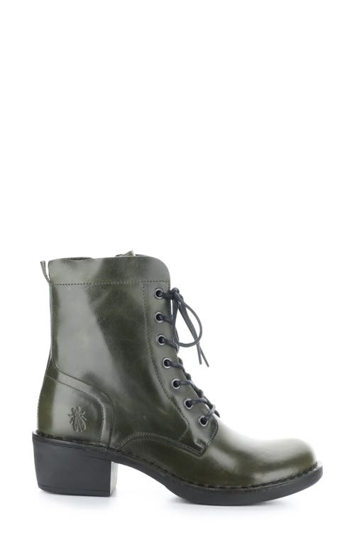 Shop Fly London Milu Lace-up Leather Boot In Diesel Rug