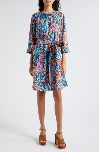 Banjanan Irene Botanical Print Organic Cotton Dress