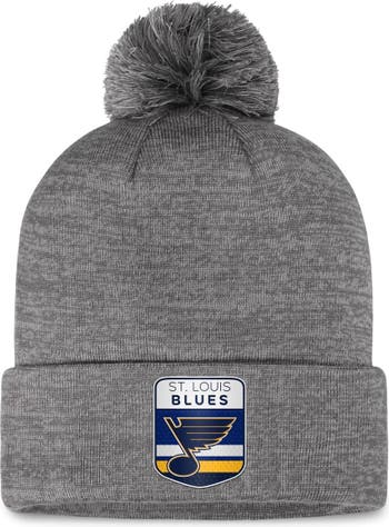 St. Louis Blues Fanatics Branded Authentic Pro Home Ice Trucker Adjustable  Hat - Gray/Black