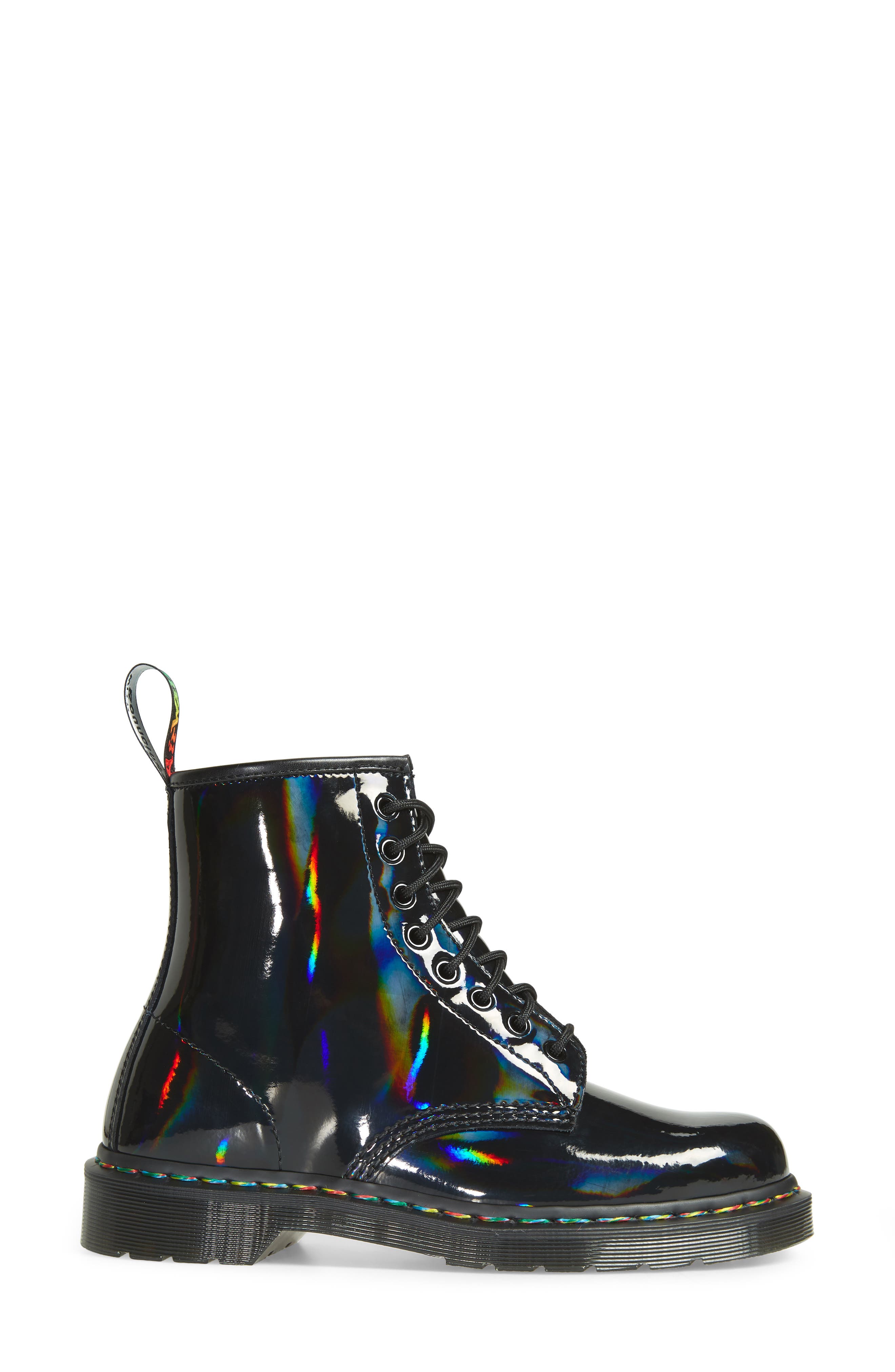 1460 rainbow patent boot
