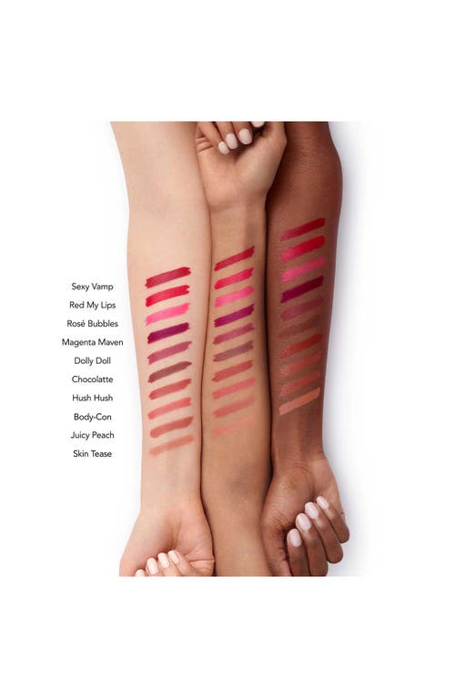 Buxom Dolly's Glam Getaway Full-on™ Satin Lipstick In Skin Tease