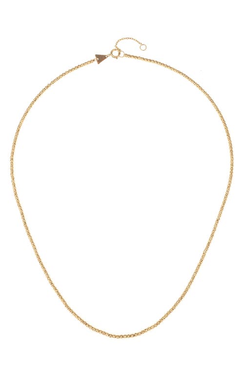 Adina Reyter Bead Chain Necklace in Yellow Gold at Nordstrom, Size 16