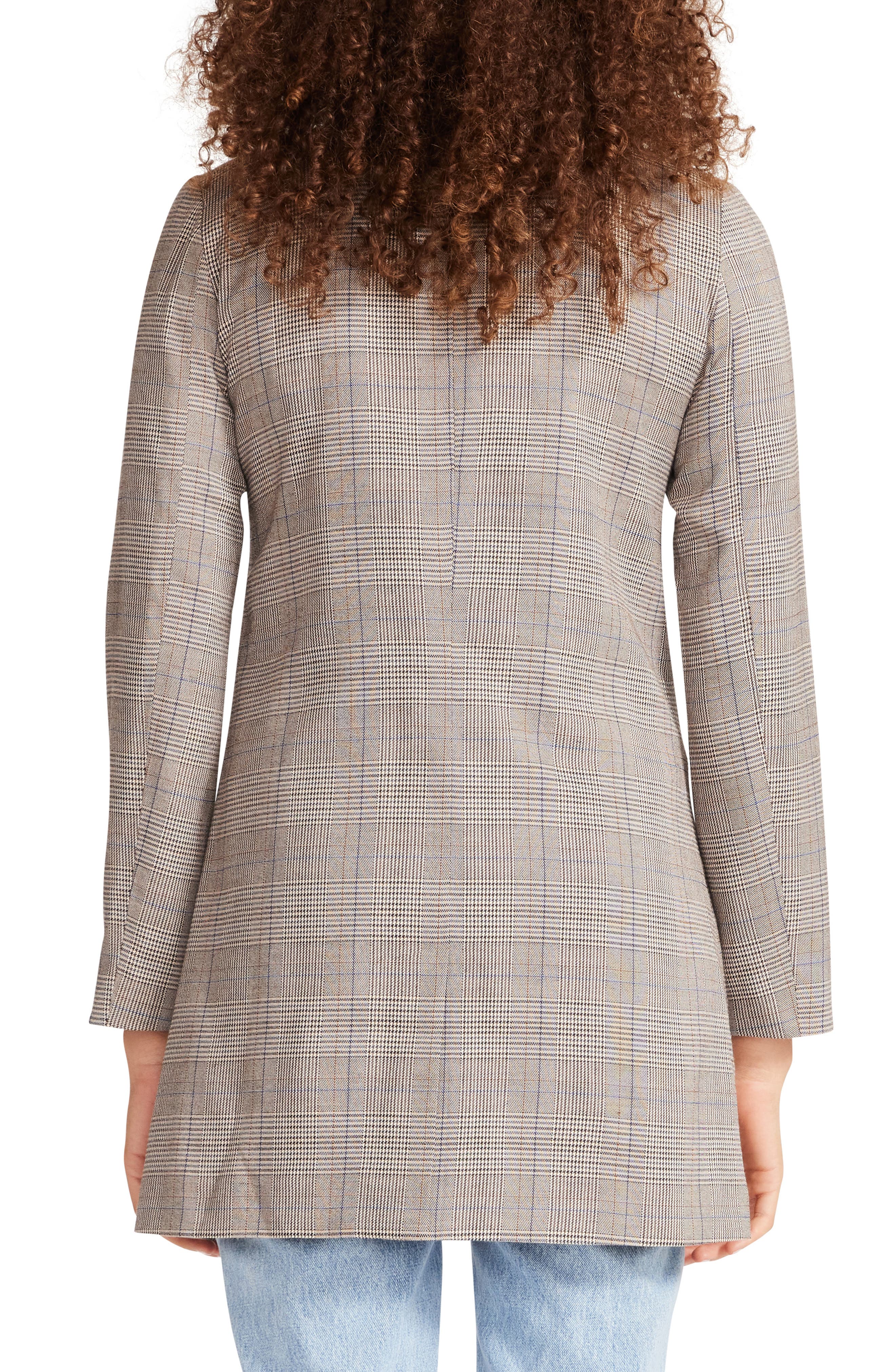 bb dakota plaid blazer