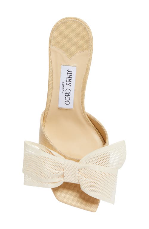 Shop Jimmy Choo Jodi Mule In Natural Mix