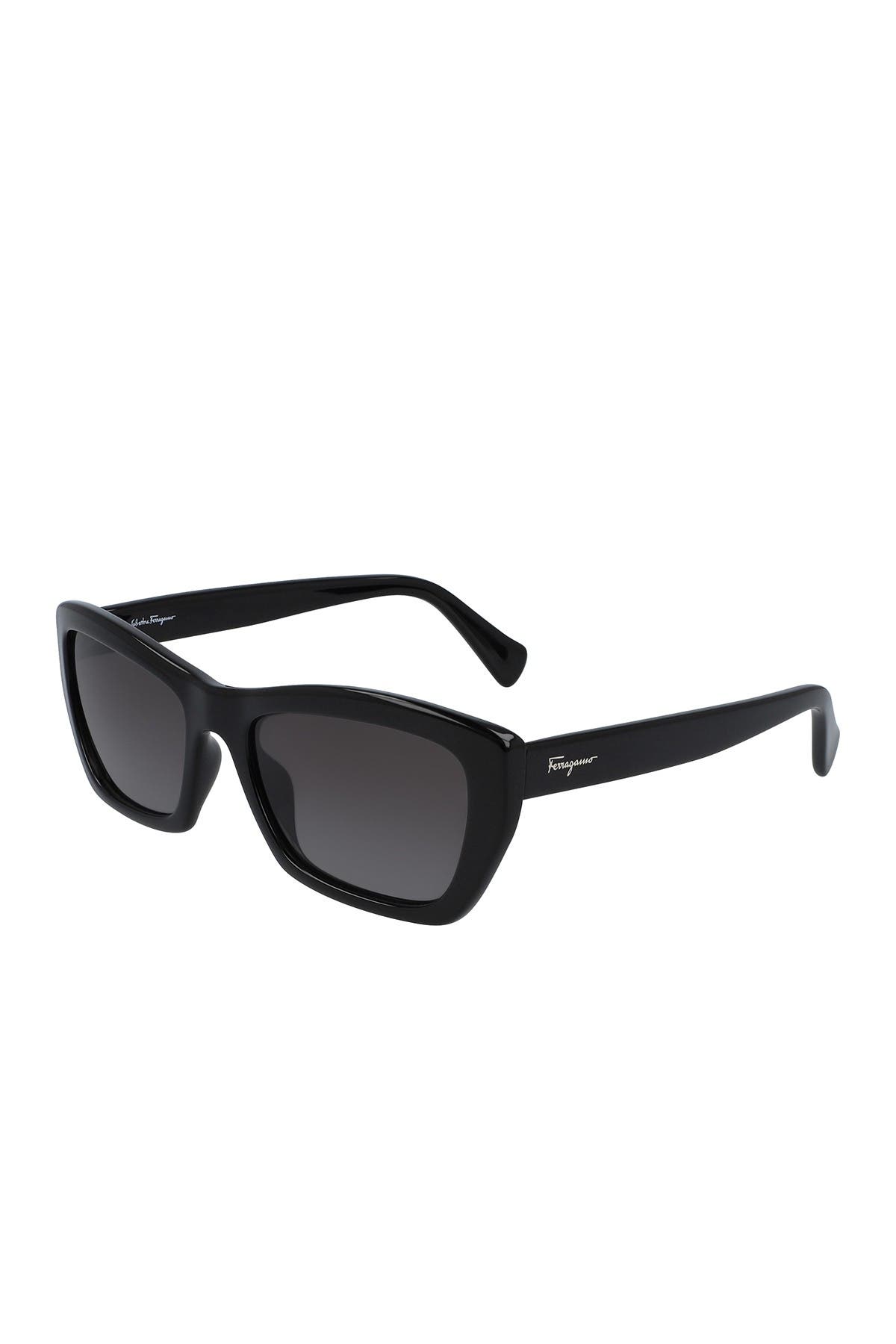 55mm square sunglasses salvatore ferragamo