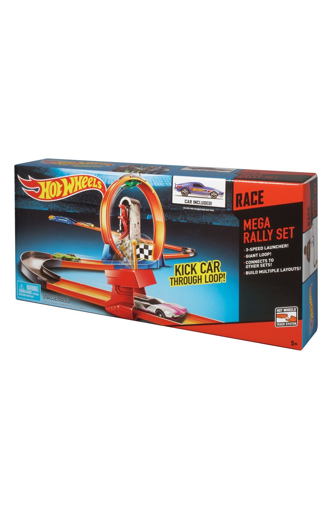 mega rally set hot wheels