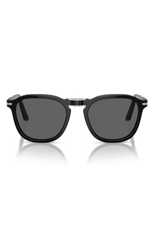 Shop Persol 54mm Square Sunglasses In Black/grey