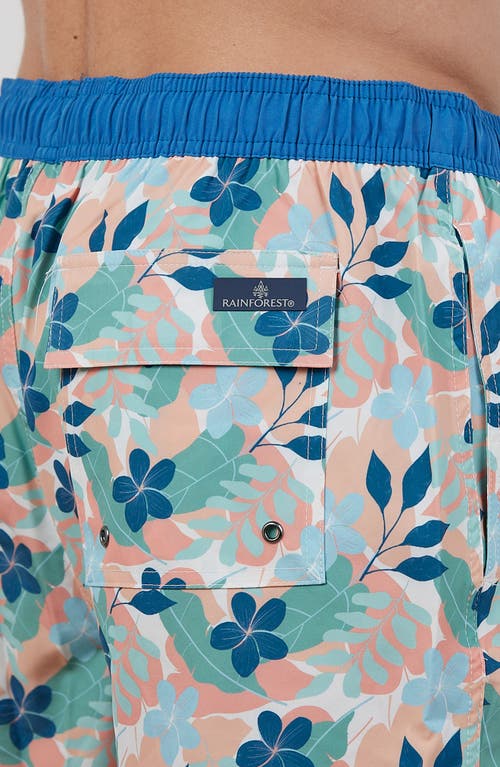 RAINFOREST RAINFOREST TROPICAL FLORAL SWIM TRUNKS 