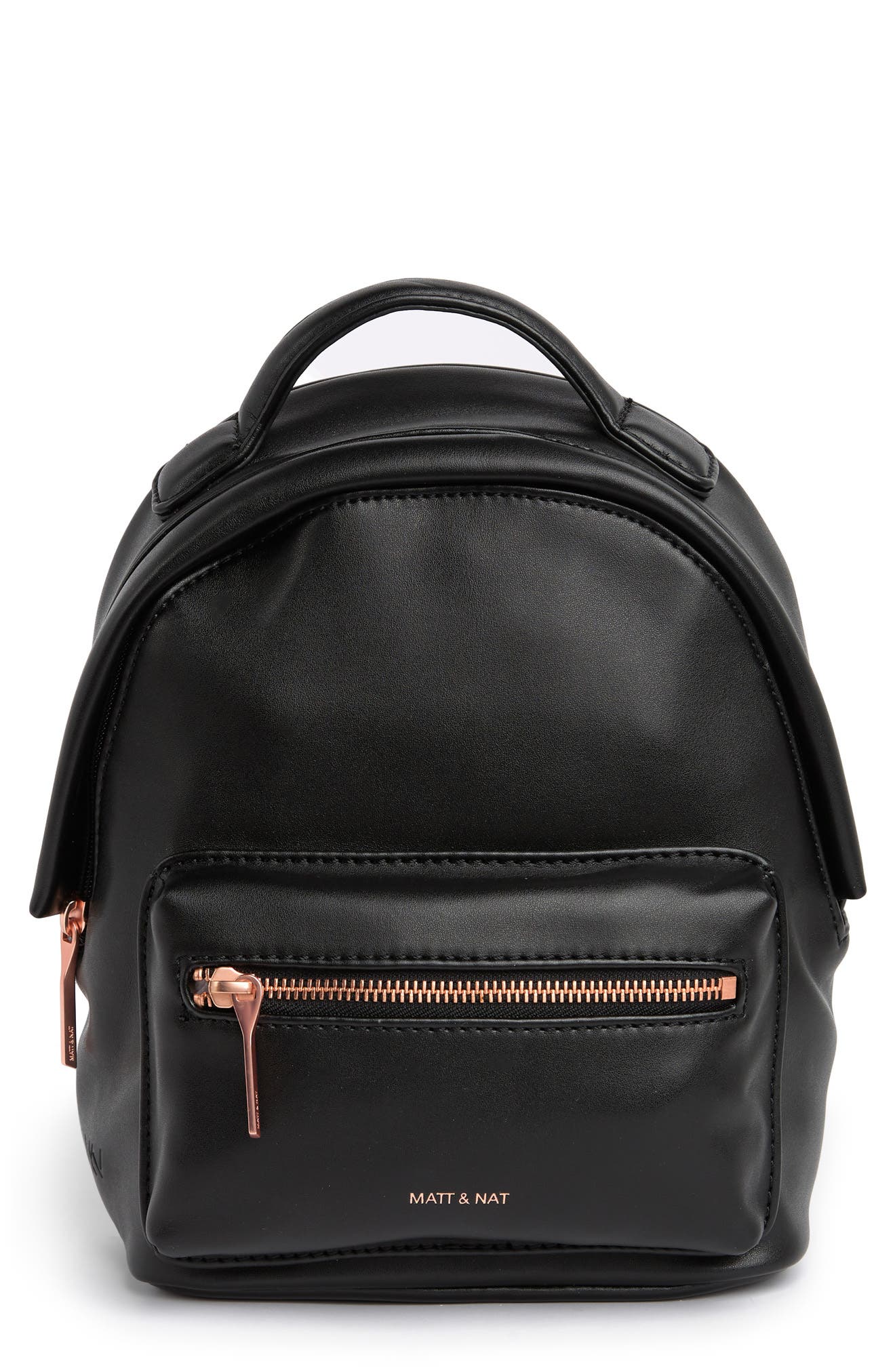 real leather mini backpack