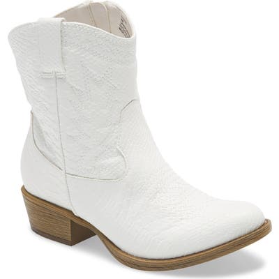 Coconuts By Matisse Pistol Western Bootie, White