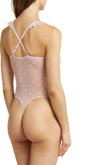 Roma Confidential Femme Fatale Lace Open Gusset Teddy