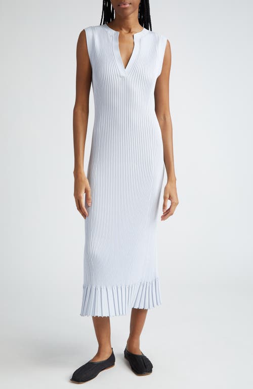 Shop Proenza Schouler Tatum Rib Crepe Midi Tank Dress In Sky Blue