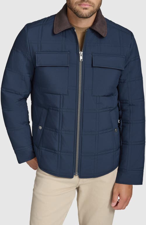 Shop Andrew Marc Hudson Quilted Jacket In Ink