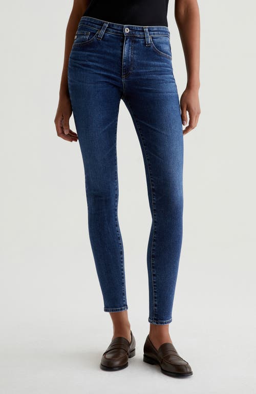 Shop Ag The Farrah Mid Rise Skinny Jeans In Vp 10 Years Zurich