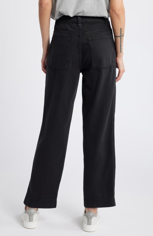 Shop Treasure & Bond Cotton Blend Utility Pants In Black