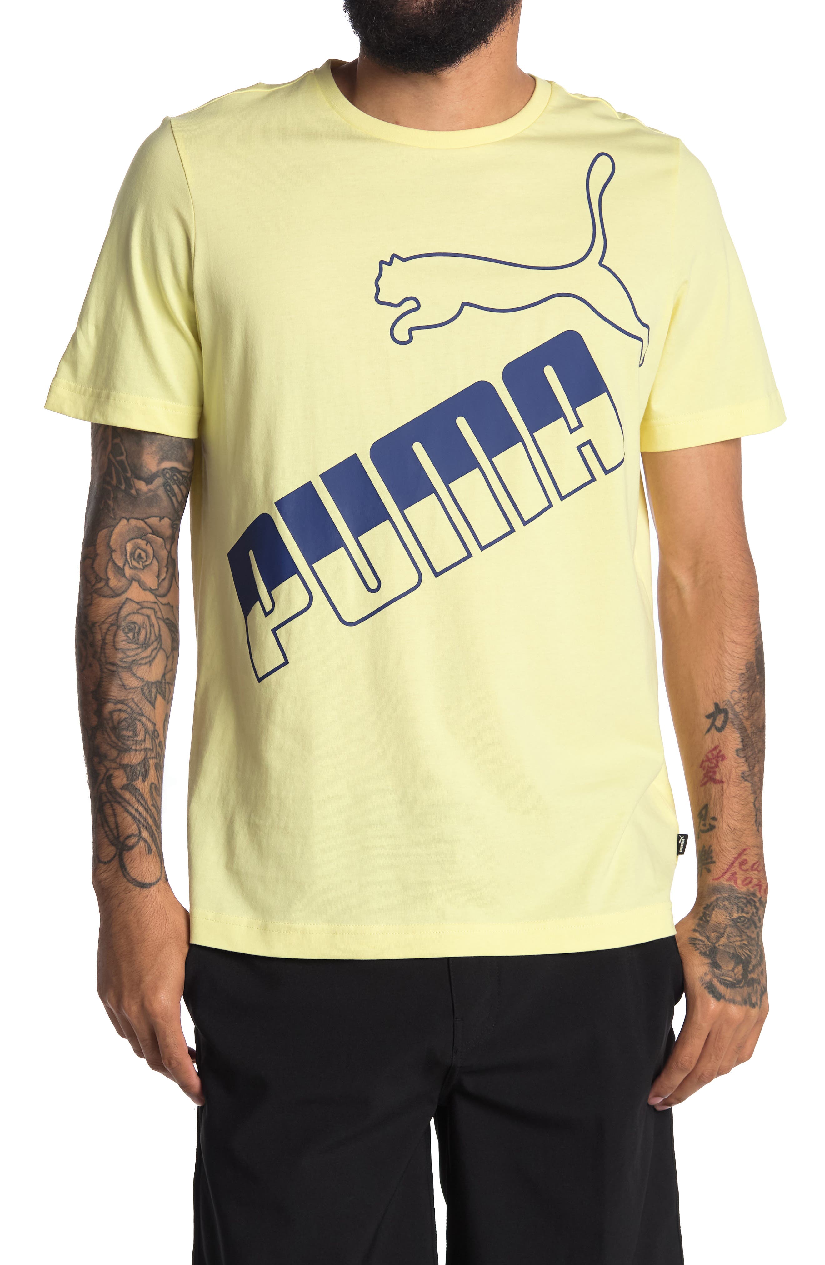tee shirt puma jaune