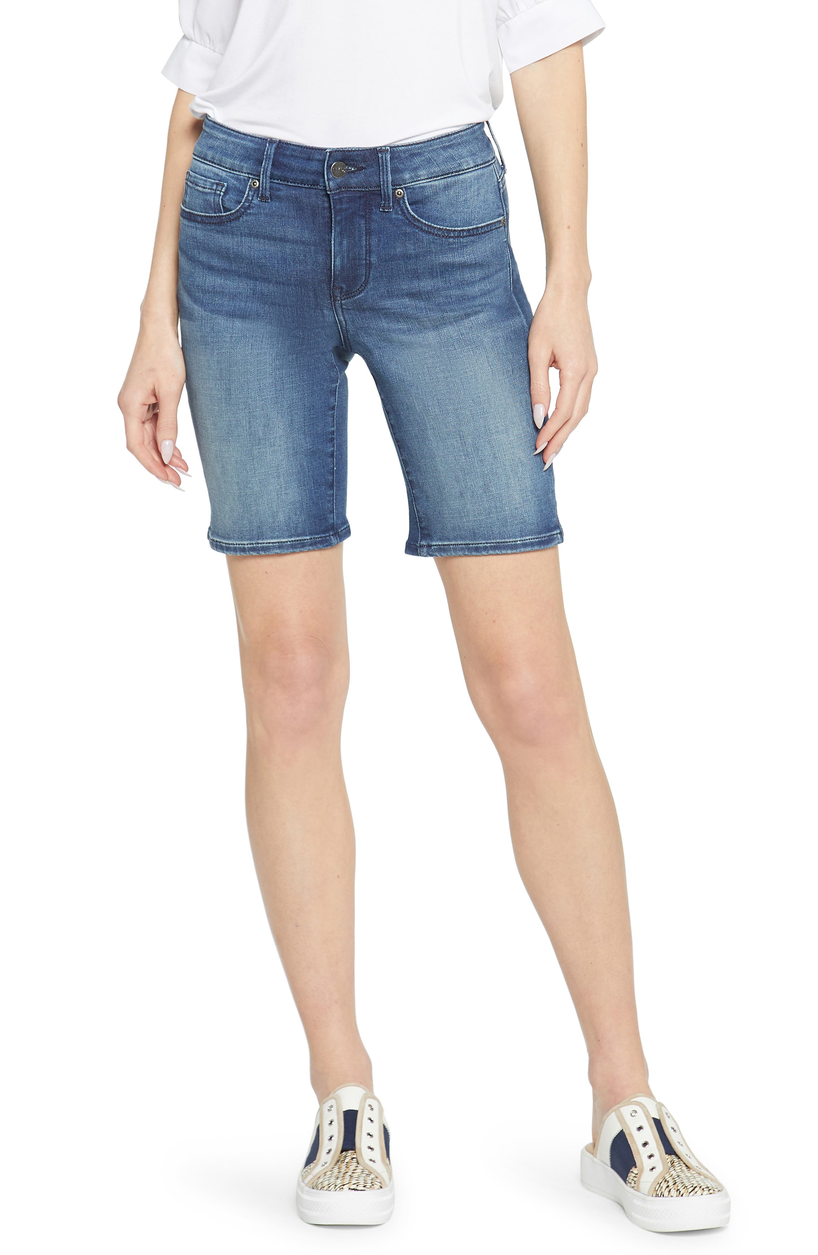 NYDJ Not Your Daughter Jeans Bermuda Premium Denim Cooper shorts 6  8 12 14 16 