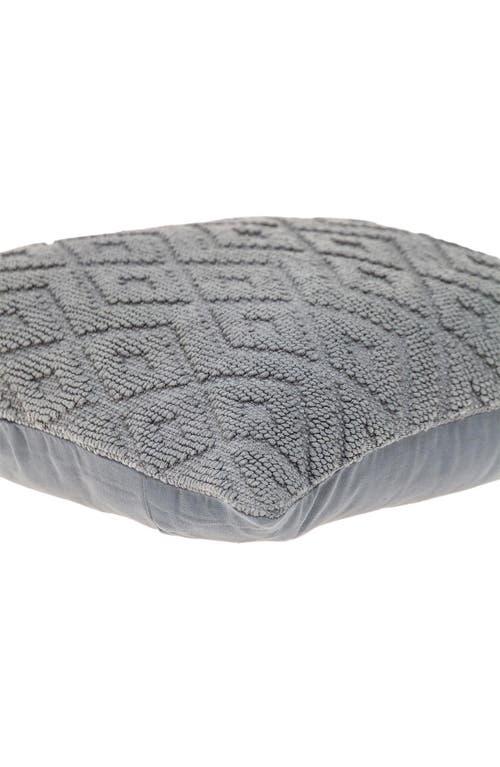 Shop Parkland Collection Sorrel Hand-woven Accent Pillow In Gray