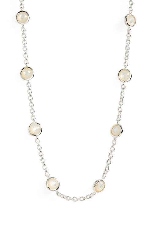 Ippolita Lollipop Stone Station Necklace in Silver at Nordstrom, Size 18