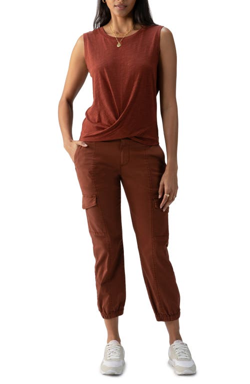 Sanctuary Rebel Cargo Pants In Cool Clay In Rich Clay