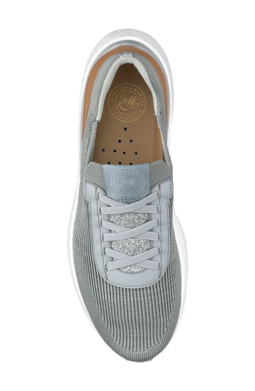 Johnston & Murphy Briley Knit Sneaker In Gray Knit