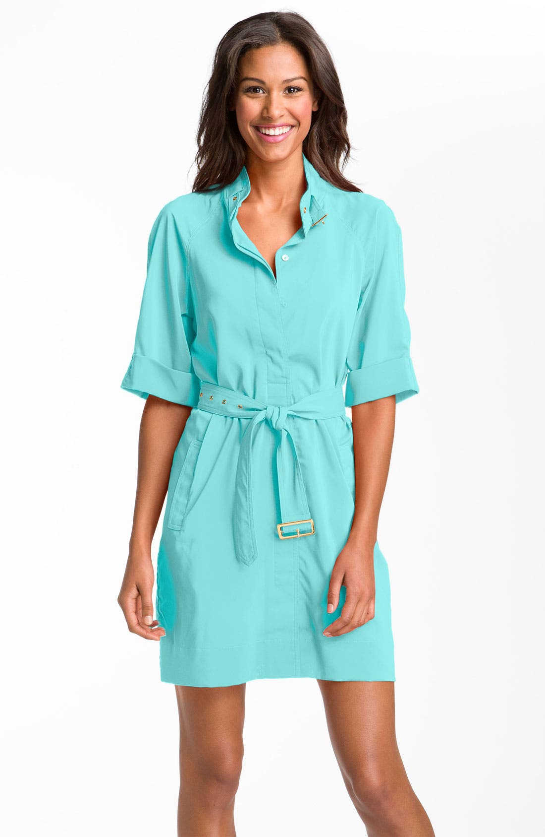 donna morgan shirt dress